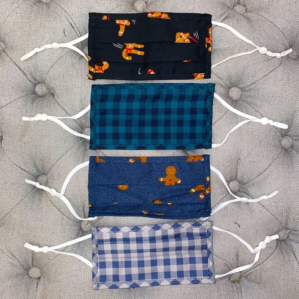 Kids holiday masks (4 pack)